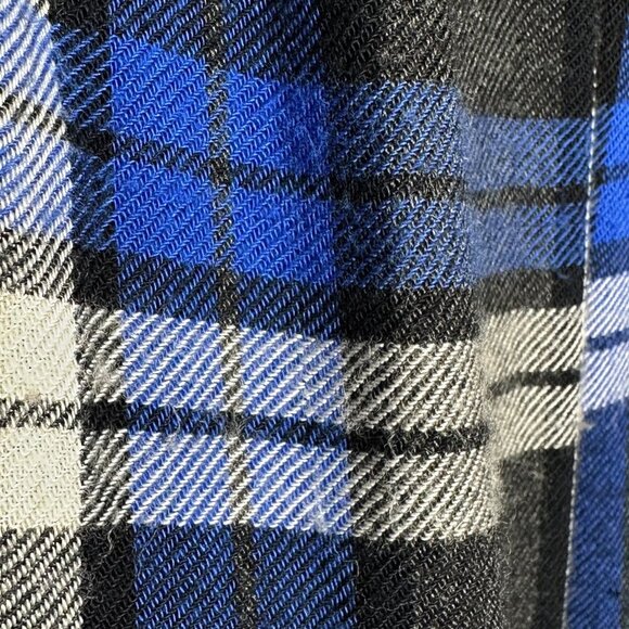 Cloth & Stone Blue Plaid Off The Shoulder Homestead Top Anthropologie Size Med‎ - Picture 5 of 10